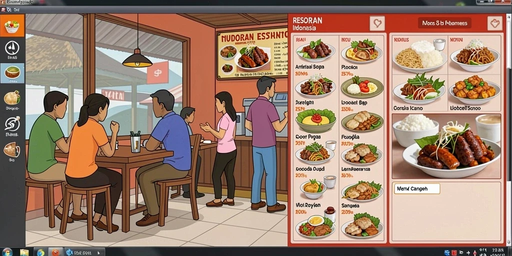 Tampilan awal yang menarik dan penuh warna.
