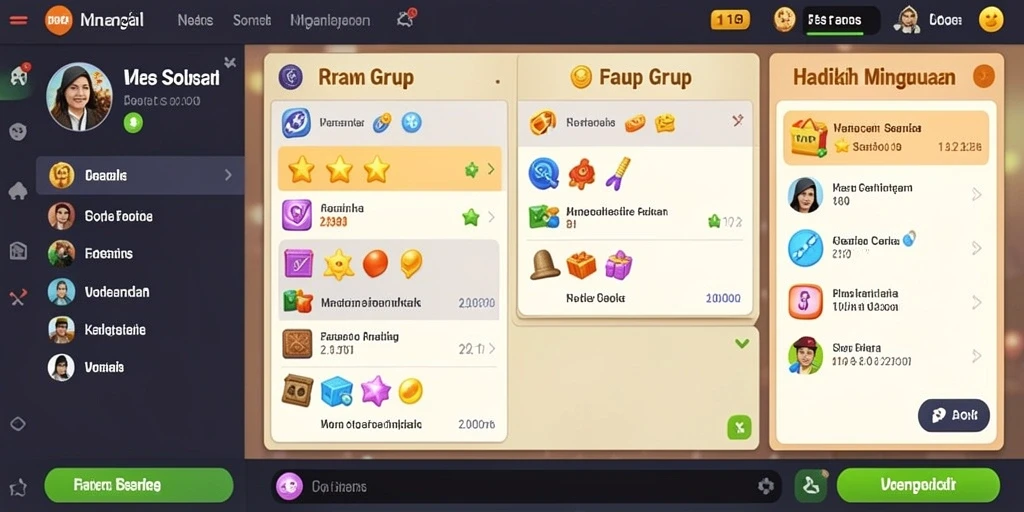 Tampilan antarmuka pengguna yang menarik dan ramah.