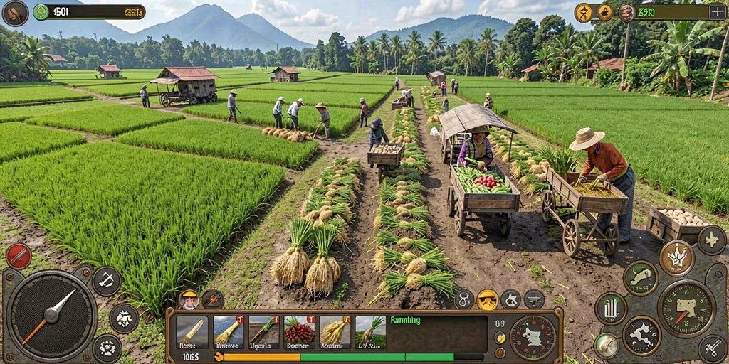 Screenshot menampilkan karakter utama di lokasi yang menawan.
