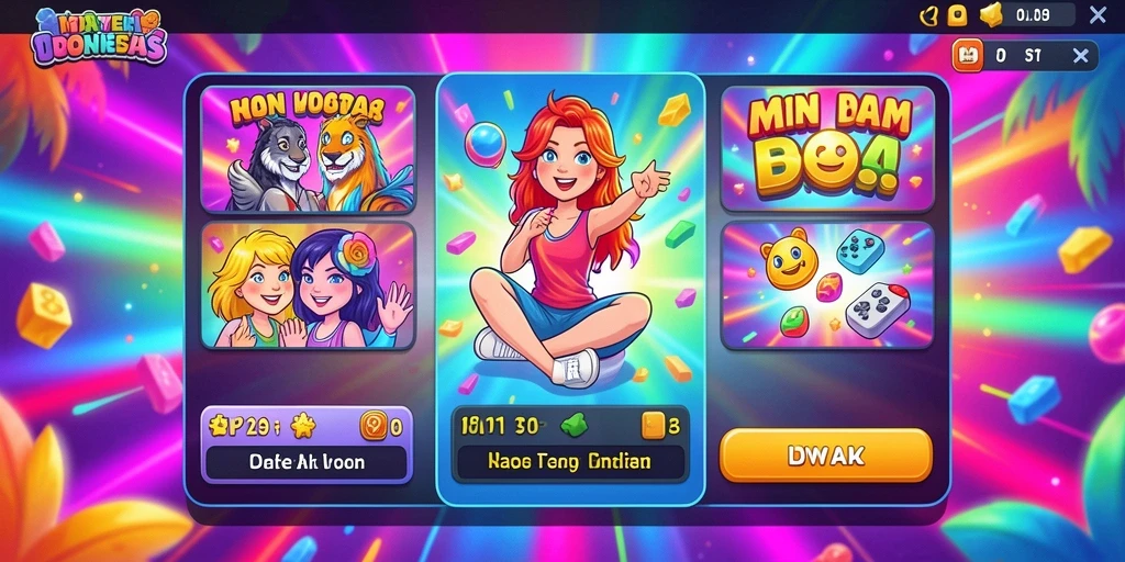 Screenshot menunjukkan antarmuka utama game CALO288.