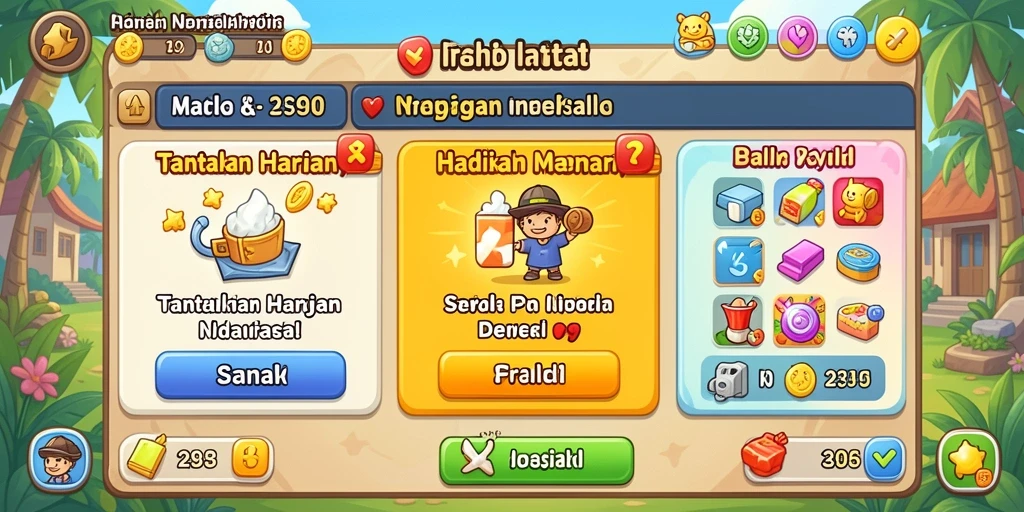Screenshot menunjukkan gameplay yang menarik dan interaktif.