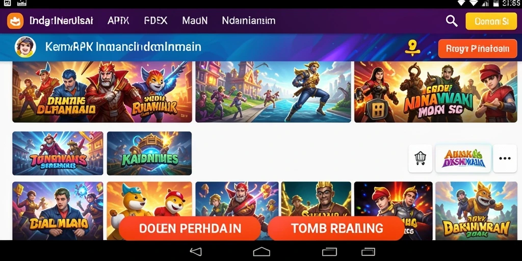 Tampilan permainan slot yang menarik dan penuh warna.