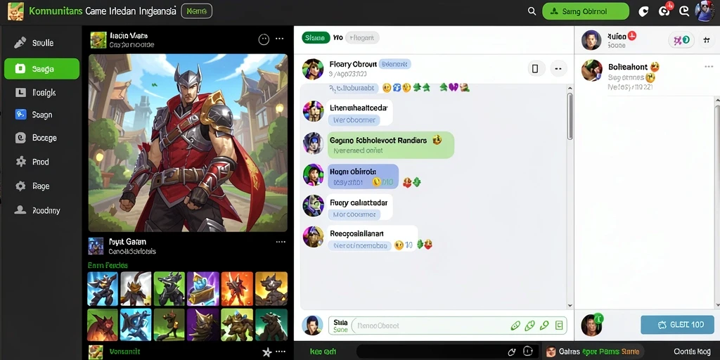 Screenshot menunjukkan karakter utama dalam mode petualangan.