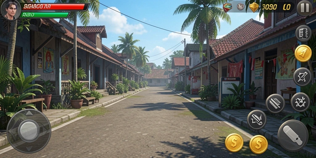Tampilan grafis yang menarik dari game slot.