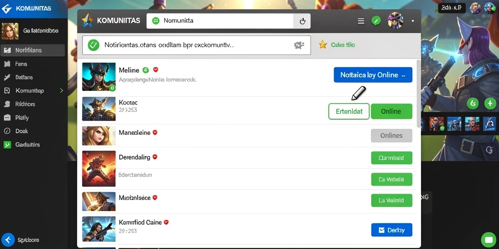 Tampilan antarmuka yang sederhana dan menarik.